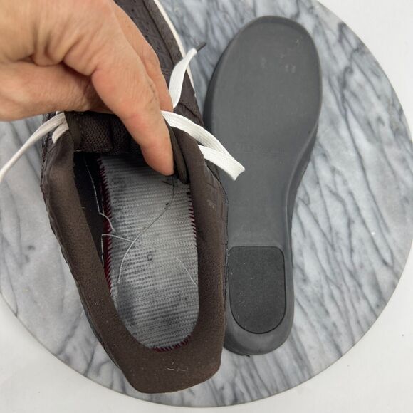 Nike Air Force 1 LV8 Sneakers Mens 8 Brown Faux-Crocodile Baroque Low Top Lace - Picture 9 of 15